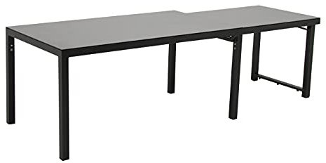 Gardissimo Luxus Aluminium Ausziehtisch Faro anthrazit, 160/260 x 90 cm, Keramik