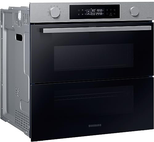 SAMSUNG Four encastrable pyrolyse NV7B45305AS dual cook flex,76 litres, wifi