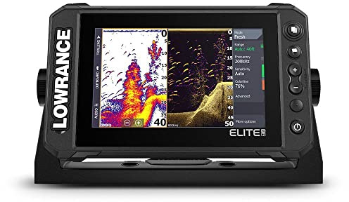 Echolotas Lowrance Elite-7 FS su davikliu Active 3-IN-1 Row