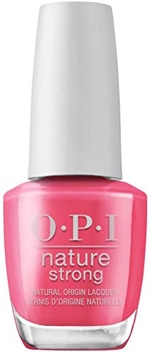 OPI Nature Strong Nagellack A Kick in the Bud – langanhaltender Nagellack mit veganer, innovativer Formel mit natürlichen Inhaltsstoffen – für glänzende Nägel in Pink