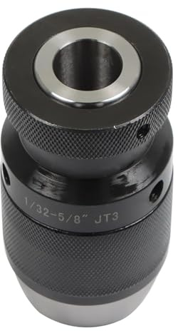 findmall 1/32-5/8 JT3 Keyless Heavy Duty Drill Chuck High Precision Ball Bearing Drill Chuck 3JT