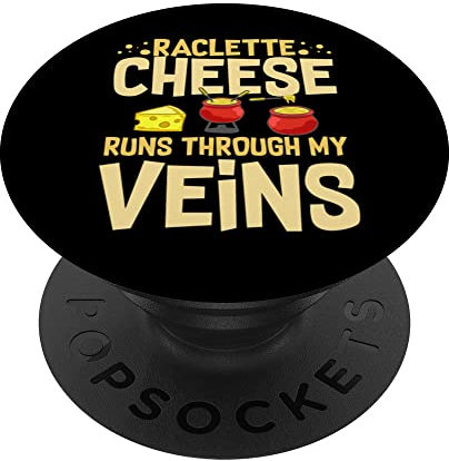 Raclette Cheese Grill Machine Dinner Fondue Recipes PopSockets Swappable PopGrip