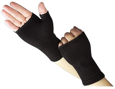 Guantes de compresión transpirables para muñeca y pulgar, soporte de muñeca, férula de muñeca para aliviar, guantes de compresión de muñeca, soporte de mano, soporte para el pulgar, manga sin dedos
