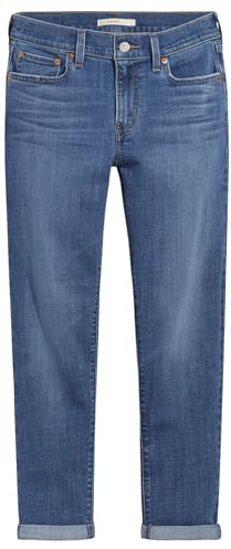 Levi's Jean Boyfriend Mid Rise pour Femme, Lapis Gem, 33W / 30L