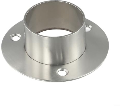 Wall Mount Handrail Flange Bracket, Stainless Steel, 38mm and 51mm Diameter (38mm)