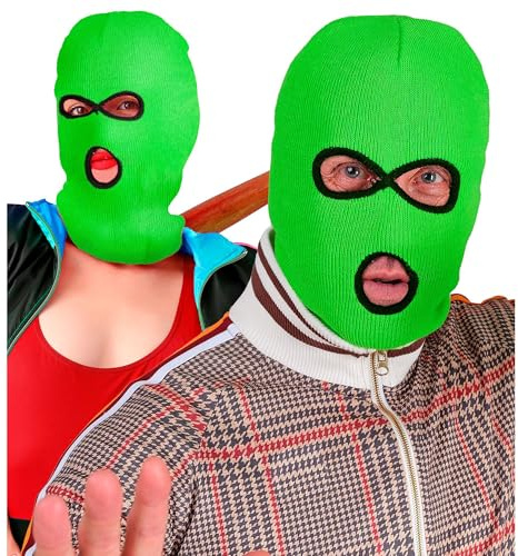 W WIDMANN MILANO Party Fashion – balaclava för vuxna, stormmask, balaclava, ansiktsmask, rövare, inbrottstjuv
