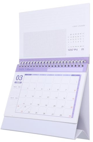 OFFSCH Schreibtischzubehör 2025 Büro-stehkalender Monatlicher Desktop-kalender Für Die Organisation