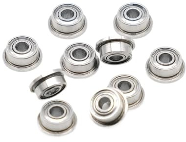 10 Stück 3 x 6 x 2,5 mm Flansch-Kugellager MF63ZZ ABEC-9