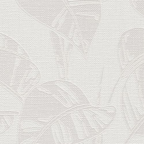 Strukturtapete 10459-14 Vliestapete Blumen Floral 0.53 x 10.05 m Erismann Opus Creme