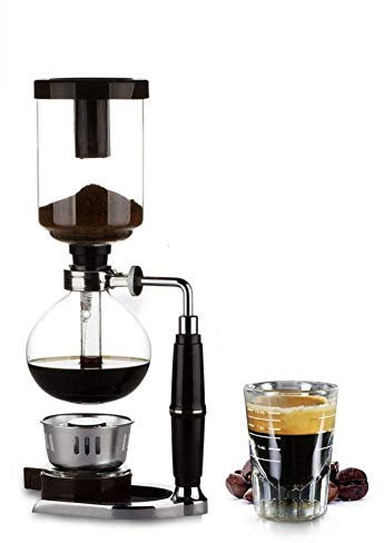Japanese Coffee Maker, Siphon Coffee Cup, High Temperature Resistant Glass Container, Hand-cranked Coffee Machine The New