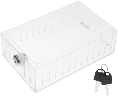 NUOBESTY Lockable Thermostat Cover with Key Thermostat Guard Box Suitable for Home and Office