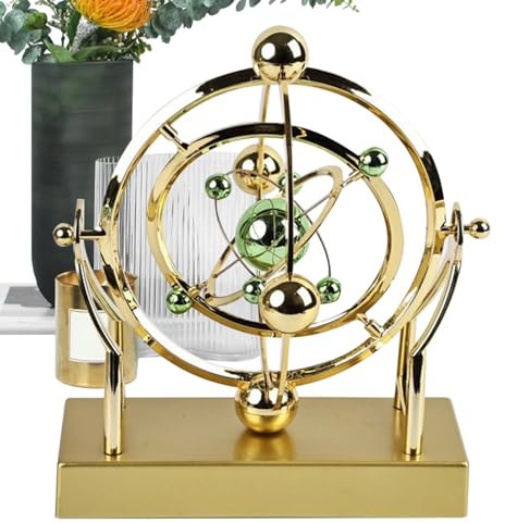 Electronic Perpetual Motion, Perpetual Motion Machine - Orbital Motion Ball Toys - Newton Swing Ball Gadget for Teenagers for Kids, Scientific Table Ornament