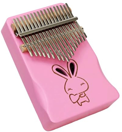 Nybörjarkalimba Kalimba Fingerstyle 17 Noters Plockinstrument Lätt Att Lära Sig Och Nybörjare Rosa(3)