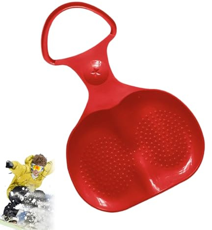 Luge de Neige pour Adultes,Accessoires De Glisse Sur La Pelouse - Luge de Course Portable pour la Neige,Pour Famille Adultes Adolescents Visiteurs Vacances Arrière-Cour Station Montagne Parc Plage Pel