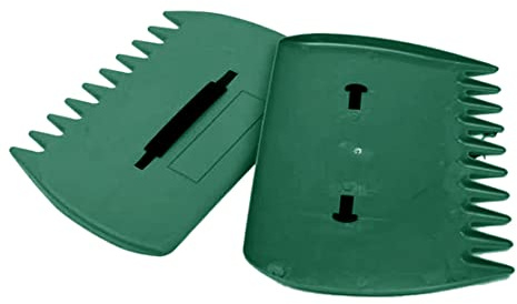 Aetherize Rastrello per Foglie, Paletta, per la Pulizia del Giardino, Raccoglitore di Foglie per rifiuti, pinze con Artigli per Erbacce, Facile Raccolta delle Palette.
