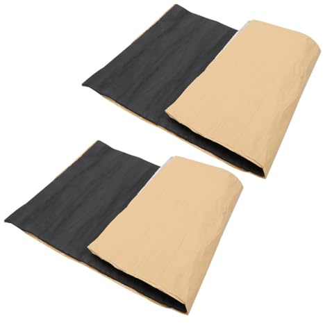 CHILDWEET Panneau D'insonorisation pour Voiture en Coton Caoutchouté Noir, de Bruit, Isolation Phonique, pour Home Cinéma et Enregistrement, Pack de 2 Pièces