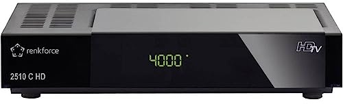 Renkforce 2510C HD-Kabel-Receiver Aufnahmefunktion, Front-USB Anzahl Tuner: 1, 1558019, Schwarz