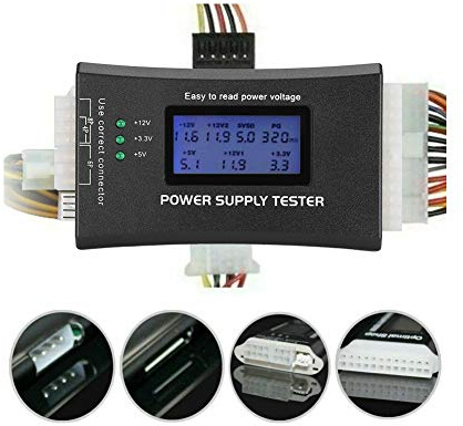 ATX Stromversorgung Tester für Computer - LCD Anzeige zur Inspektion und Wartung von Netzteilen