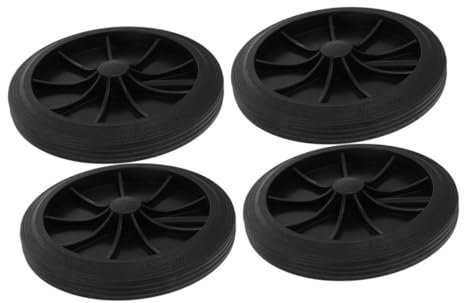 Sosoport 4pièces Lot de Roues De Rechange pour Poubelles Roues Roulantes pour Déplacer La Poubelle