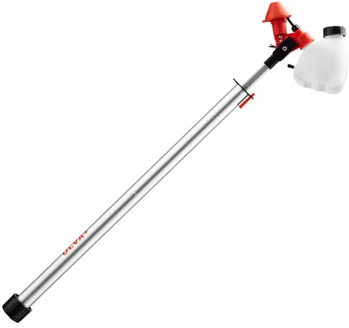 Wiltec Pulverizador Manual Ulva+ a Pilas, pulverizador atomizador a presión 125 x 23 cm, rociador con 3 boquillas 45-115 ml/min, fumigador de Malas Hierbas para Jardines
