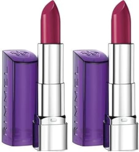 Rimmel London Moisture Renew Lipstick, Moisturising and Creamy Formula for Glossy Finish with Vitamin E, Notting Hill Nude (Beige), 4 g (Pack of 2)