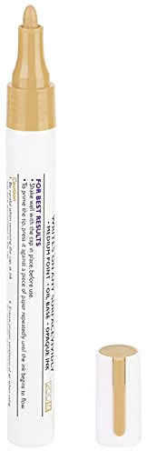 Ausla Tire Paint Pen Blue Professional Mark Pen Plastskal Snabbtorkande Vattentät Däckmarkör för Bilar Lastbilar SUV:ar med Långvarig Synlig Däckbokstäver (Guld)