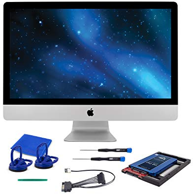 OWC SSD Upgrade Bundle For 2011 iMacs, Mercury Electra 1.0TB 6G SSD, AdaptaDrive 2.5 to 3.5 Drive Converter Bracket, In-line Digital Thermal Sensor Cable, Installation tools | Includes NewerTech AdaptaDrive, Installation Toolkit - Compatible with iMac (2011)