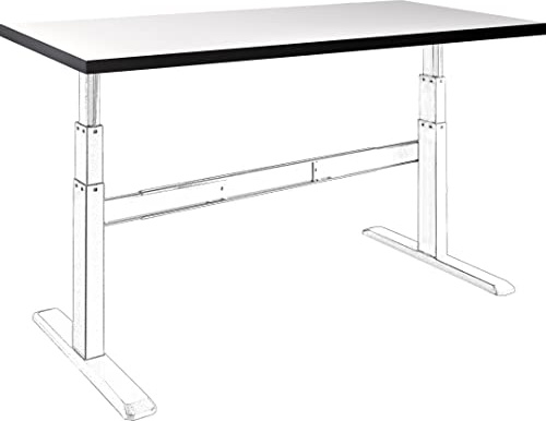 Celexon HPL Tischplatte 175 x 75 cm, weiß