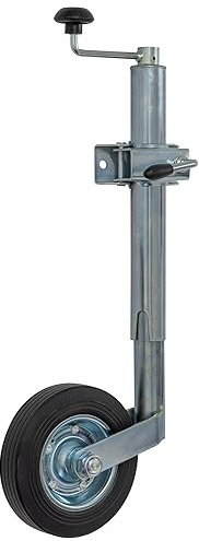 Andes Heavy Duty 48mm Split Clamp Jockey Wheel Wind Up Trailer Stand