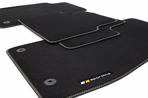 tuning-art BF115 Fußmatten Sportline Design passend für Opel Mokka-e/Opel Mokka Electric 2021-