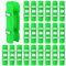 Set di 30 fascette per tubi da giardino da 25 mm, per serra, per tubi e serre
