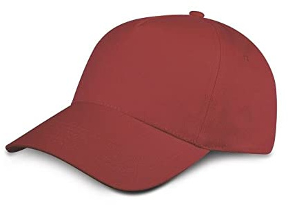 Generico Cappello con Visiera 5 Pannelli in 100% Cotone Colorato, Berretto Semplice per Adulto e Bambino Regolabile a Strappo Visiera Rigida, Versione Singola o in Formato Convenienza da 10 Pezzi