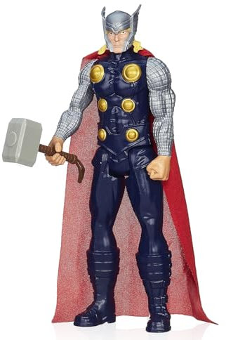 Powmag Thor Figure, Personaggio d'azione 30cm, Avengers Personaggi Titan Hero Giocattolo, per Bambini dai 4 Anni