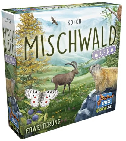 Lookout, Mischwald – Alpin, Erweiterung, Familienspiel, Kartenspiel, 2-5 Spieler, Ab 10+ Jahren, 60 Minuten, Deutsch