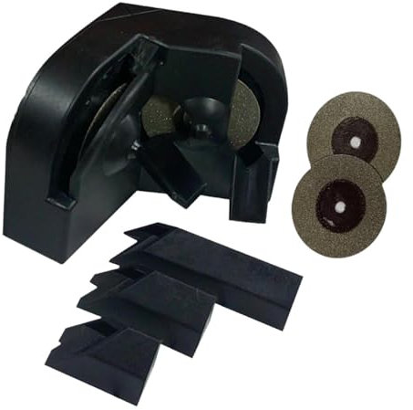 Milageto Affûteur de forets électriques, Compact, utilisation universelle, installation facile, outil de meulage pour torsion en carbure d'acier trempé