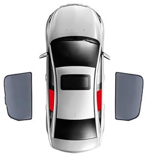 Sonnenrollo Auto Für Mazda CX-3 DK CX3 2014-2022 Magnetische Seite Fenster Vorne Hinten Windschutzscheibe Vorhang Auto Sonnenschutz Schild Auto-Sonnenschutz(Größe:2PCS Rear Window)