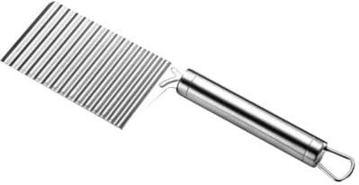 SHOWERORO Kartoffelschneider Gewellt Aus Edelstahl Für Pommes Frites Mit Multifunktionaler Schneidemaschine Zum Einfachen Schneiden Von Kartoffeln Und Zwiebeln Für Küche Und Imbissbereich