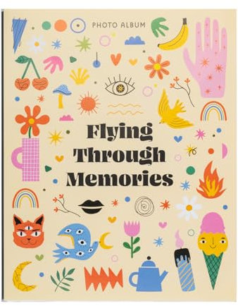Grupo Erik Photo Album - Flying Memories | 96 Pockets 13x20 cm - 7x5 Photo Album Book | Small Photo Album, Memory Book, Picture Book, Photo Gifts, Gifts Under 10 Pounds