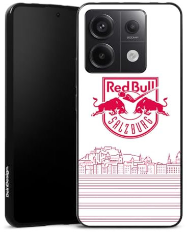 DeinDesign Silikon Hülle kompatibel mit Xiaomi Redmi Note 13 Pro 5G Case schwarz Handyhülle Eishockey Skyline EC Red Bull Salzburg