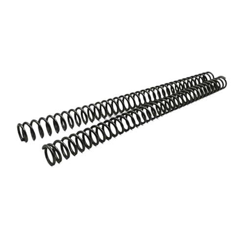 Ressort de Compression 2 pièces ressort en acier pression ressort de rappel fil de ressort diamètre 0.6mm0.7mm0.8mm diamètre extérieur 3mm-18mm de Long Spring100mm-300mm(200mm,11MM_0.7MM(2PCS))