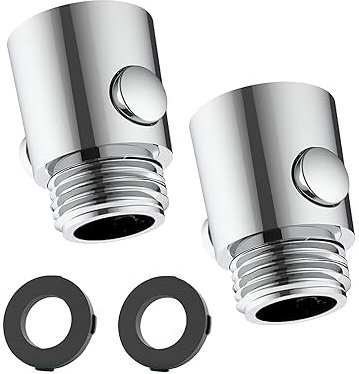 2 Stück Absperrventil, Wasserstop Dusche, Dusche Wasserstopper, Durchflussbegrenzer Dusche, Duschkopf-Absperrventil, Duschkopf Durchflussregelventil für Dusche Head Handbrause