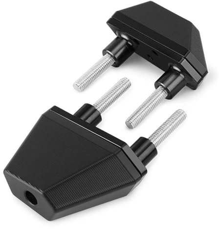 JHYBDP Motorrad Rahmengleiter Sturzpads Motorrad-Rahmengleiter Für Kawasaki Z750 Z 750 2004 2005 2006 2007-2014 Sturzschutz, Verkleidungsschutz, Crashpad, Sturzschutz Sturzschutz Crash Pads(Schwarz)