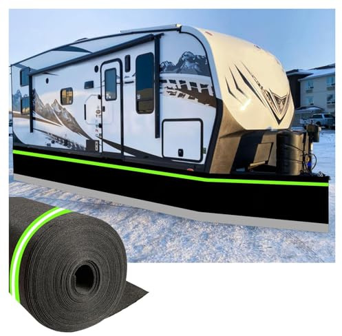 Battiscopa per Camper di Facile Installazione, Altezza 95 Cm, per Esterni di Casa Mobile, Ispessimento E Indurimento Battiscopa Camper,36m/118ft