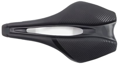 Selle Sillín de Bicicleta triatlón for Hombres y Mujeres, Asiento Carrera Ciclismo Ligero for montaña Todoterreno(Black-Black)