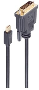 Shiverpeaks Mini Displayport 1.2/DVI D 24+1 Stecker schwarz 5m