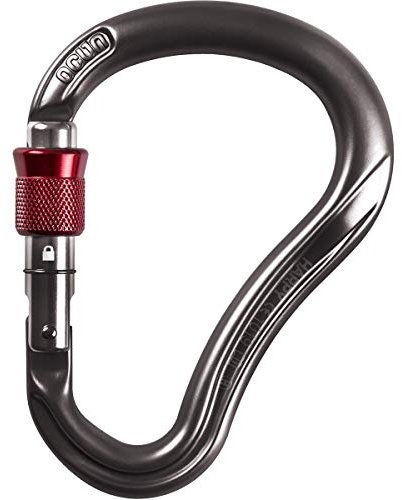 Ocun Harpy HMS Screw Karabiner grau/rot