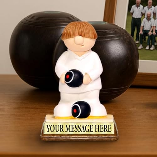 Bowls Gift for men Lawn Bowls Present Grandad Dad Bowler Bowling Gift idea for him. Birthday Retirement Christmas Anniversary Crown Green Trophy Award Funny novelty Fathers Day male – Personalised