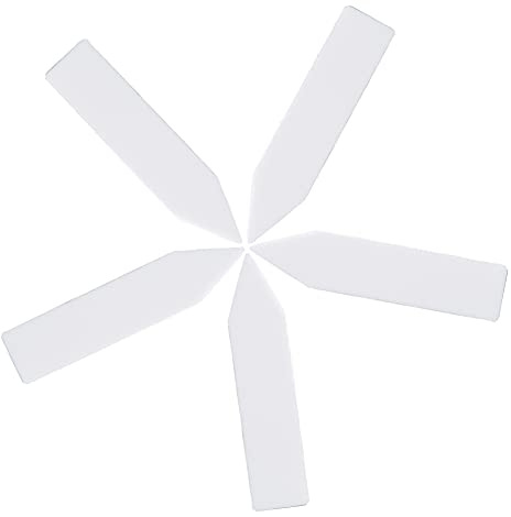 1000 etichette per piante in plastica, marcatori ed etichette per piante da giardino, 5 x 1 cm, per piantine, erbe, verdure, fiori