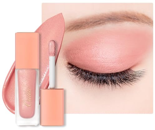 Oulac Matte Pink Sombra de Ojos Líquida con Acabado Brillante y Base de Sombra de Ojos Líquida Duo de Rubor Líquido| Maquillaje de Ojos Suave, Resistente a las Arrugas SA04