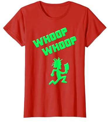 Juggalette ICP Whoop Whoop Hatchet Guy Vibrant Colors Design T-Shirt
